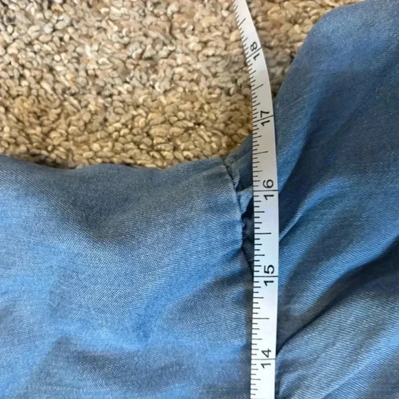 Kimchi Blue Urban Outfitters Denim Swing Halterneck Dress Size XS - Picture 8 of 10